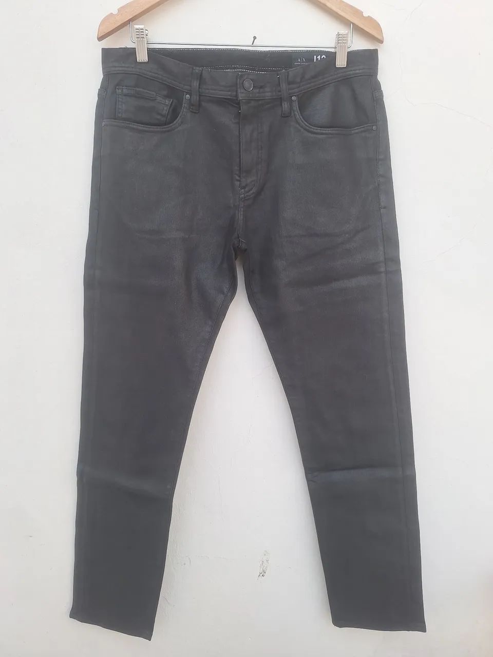 Calça jeans resinada Armani Exchange