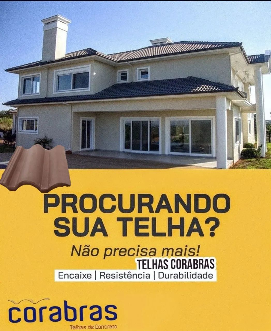 TELHAS CONCRETO DIRETO DA INDÚSTRIA. 