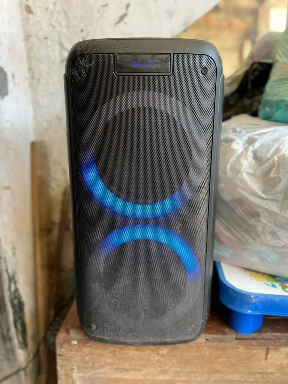 Caixa de Som Pulse Pulsebox Efeito de LED Bluetooth AUX/ USB 1000W - SP359