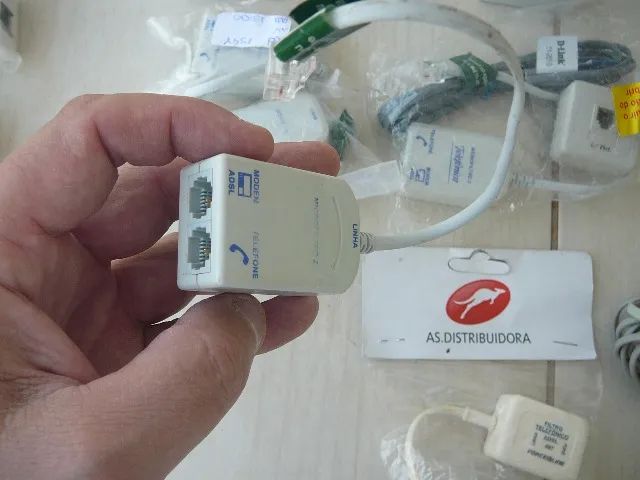 19 filtros de linha e Spliters ADSL (Alguns novos) - Foto 4