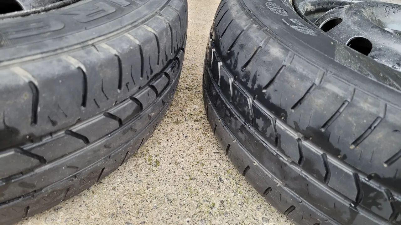 Rodas de corsa com pneus 175 75 r13 - Foto 4