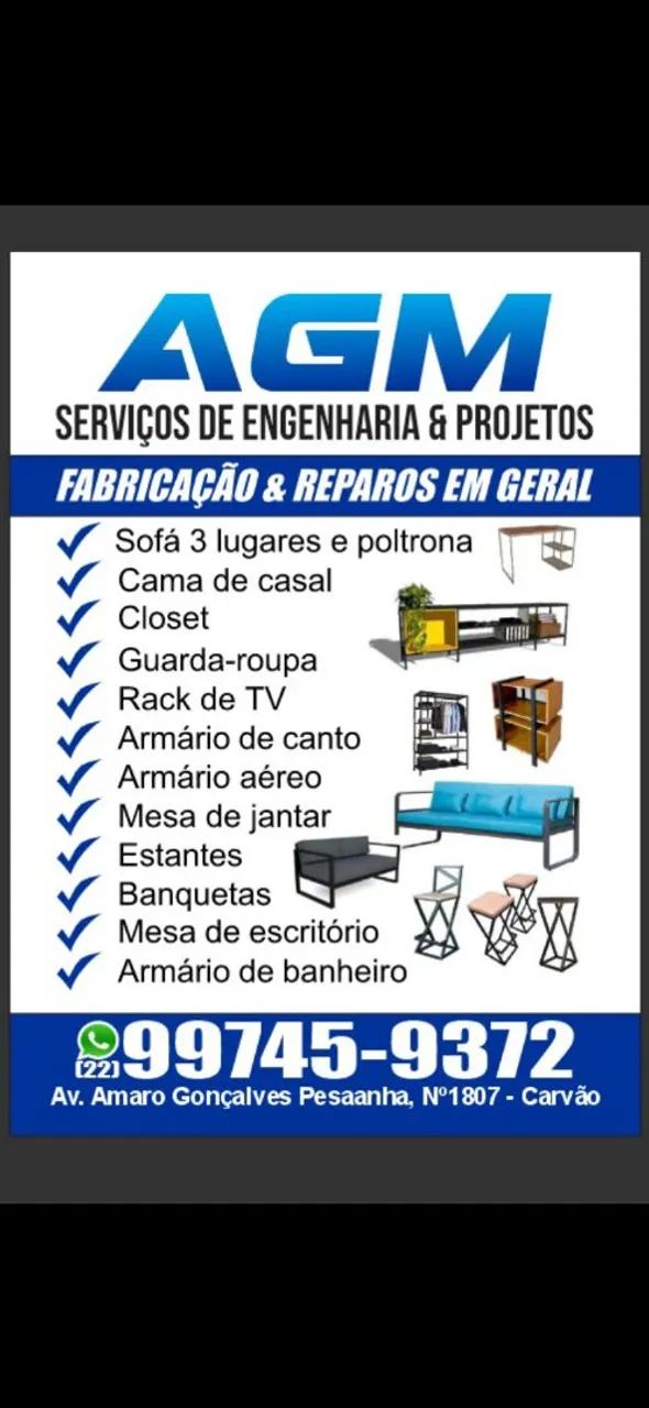 Fabricação de serralheria e manutenção e reformas prediais.