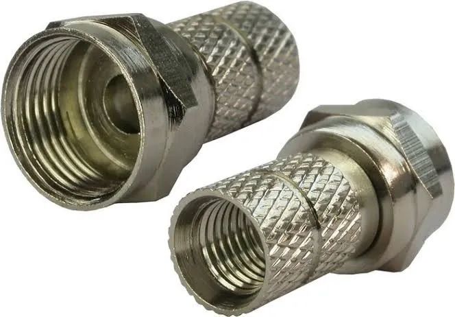 30 Conector roscável para cabo de antena RG-59 - Foto 2