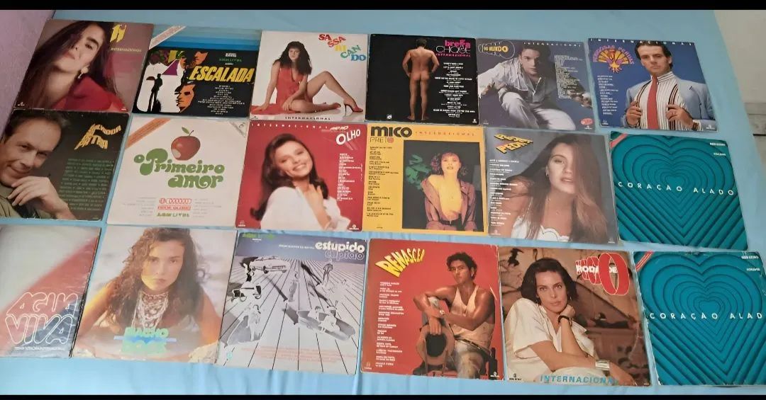 Coleção De 19 Vinis Dos Anos 70/80/90,Novelas,Rede Globo Som Livre 