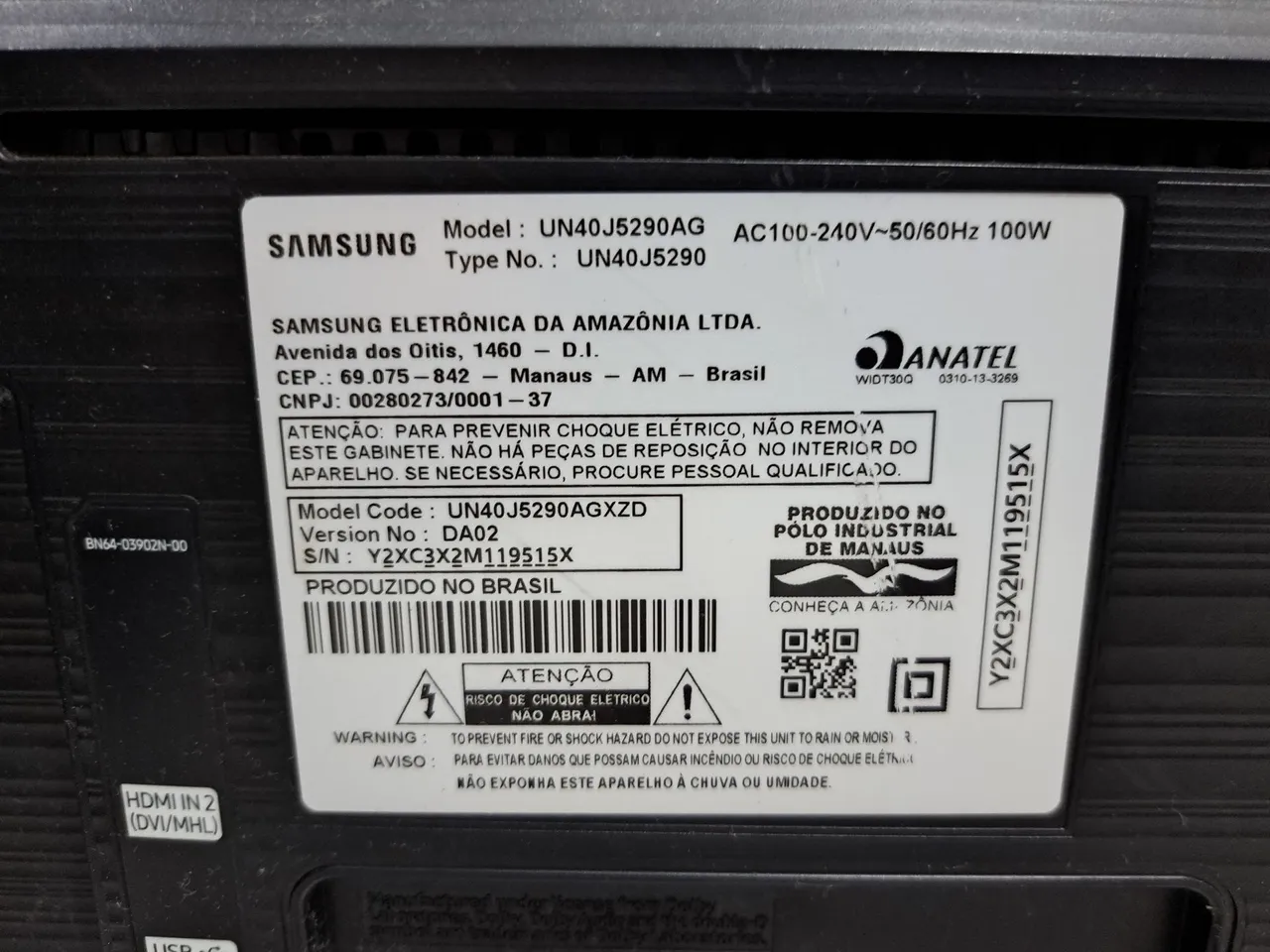 TV Samsung 40 polegadas