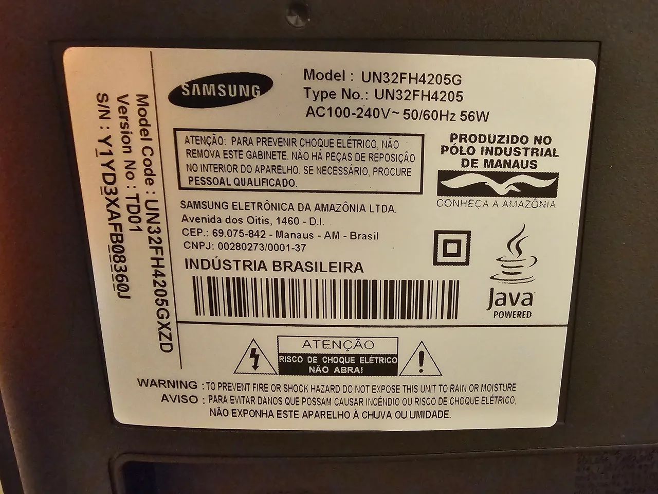 TV Samsung 32" (ótimo estado) - Foto 5