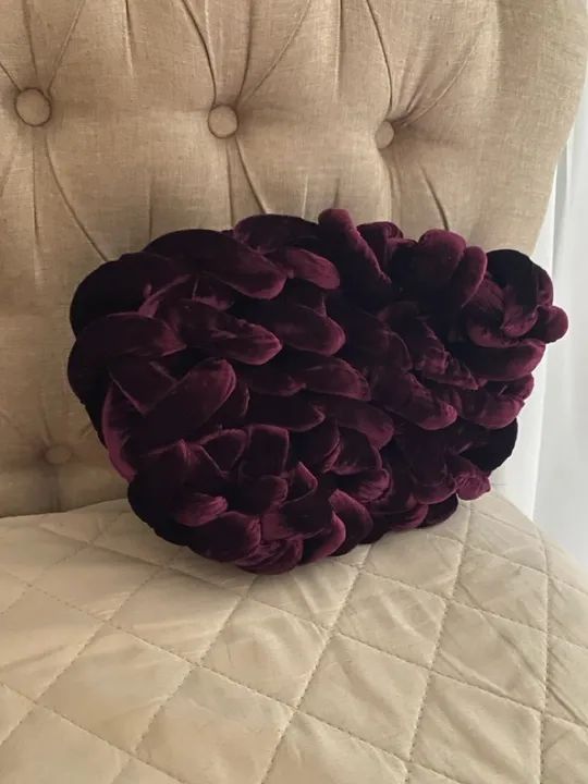 Bolsa ZARA em veludo vinho - Foto 3