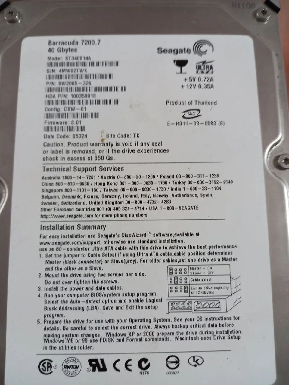 HDDs Seagate Barracuda 250GB e 40GB - Foto 4