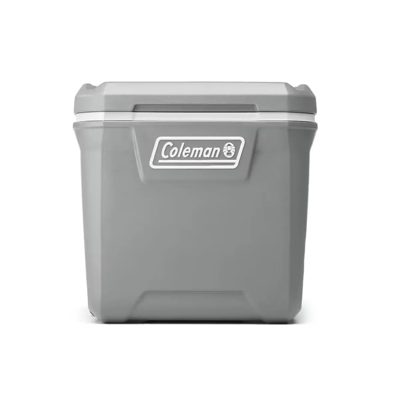 [Novo/lacrado] Cooler Coleman 65QT Cinza com rodas e assento - Foto 6