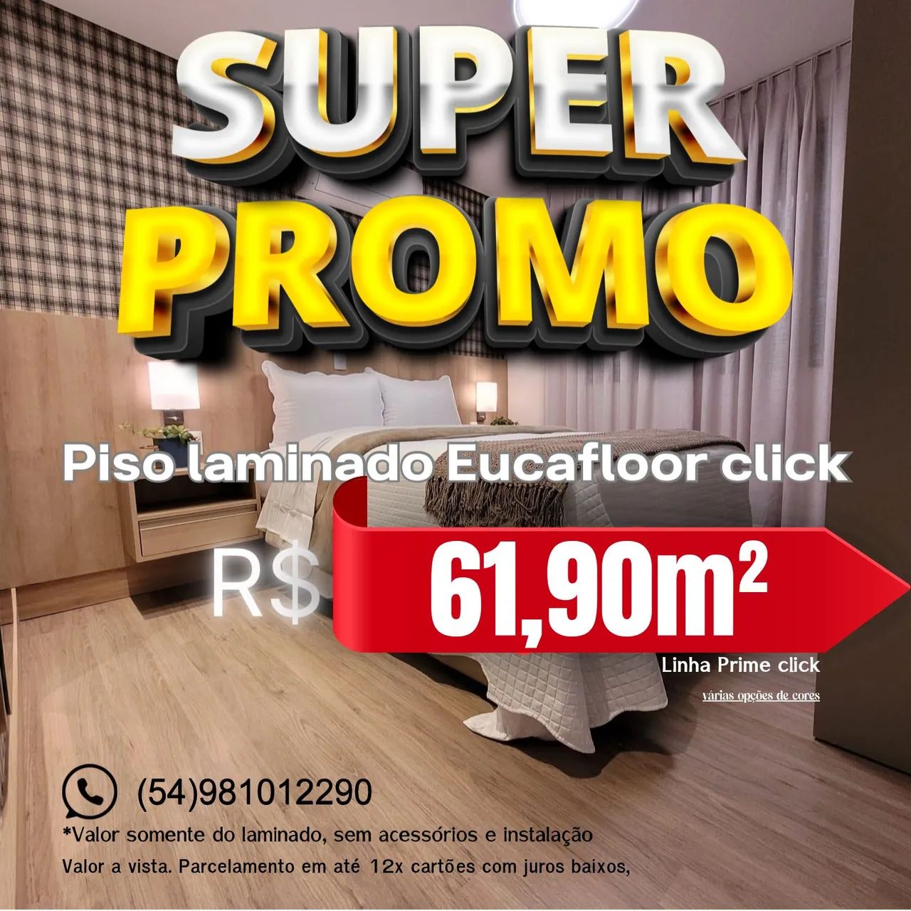 Oferta Piso laminado Eucafloor 