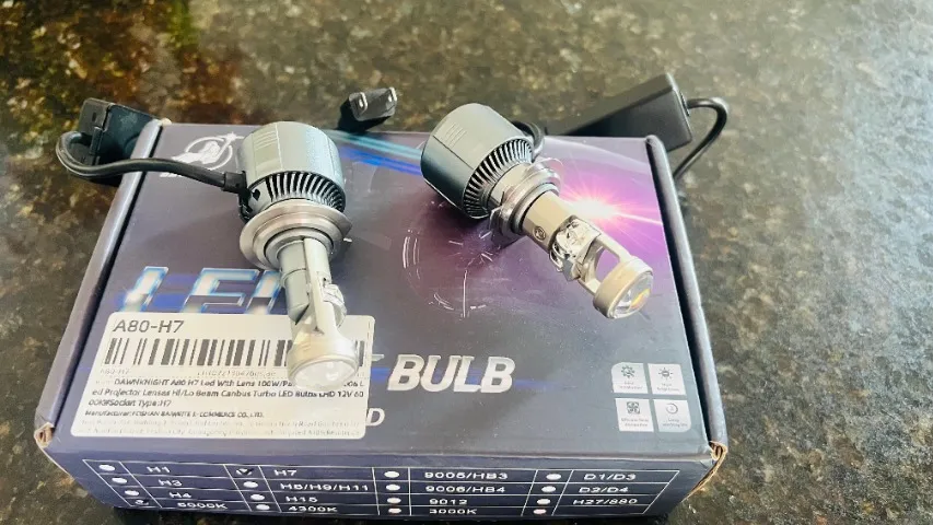 Mini Projetor Led H7 Dawnknight K5C 6000K