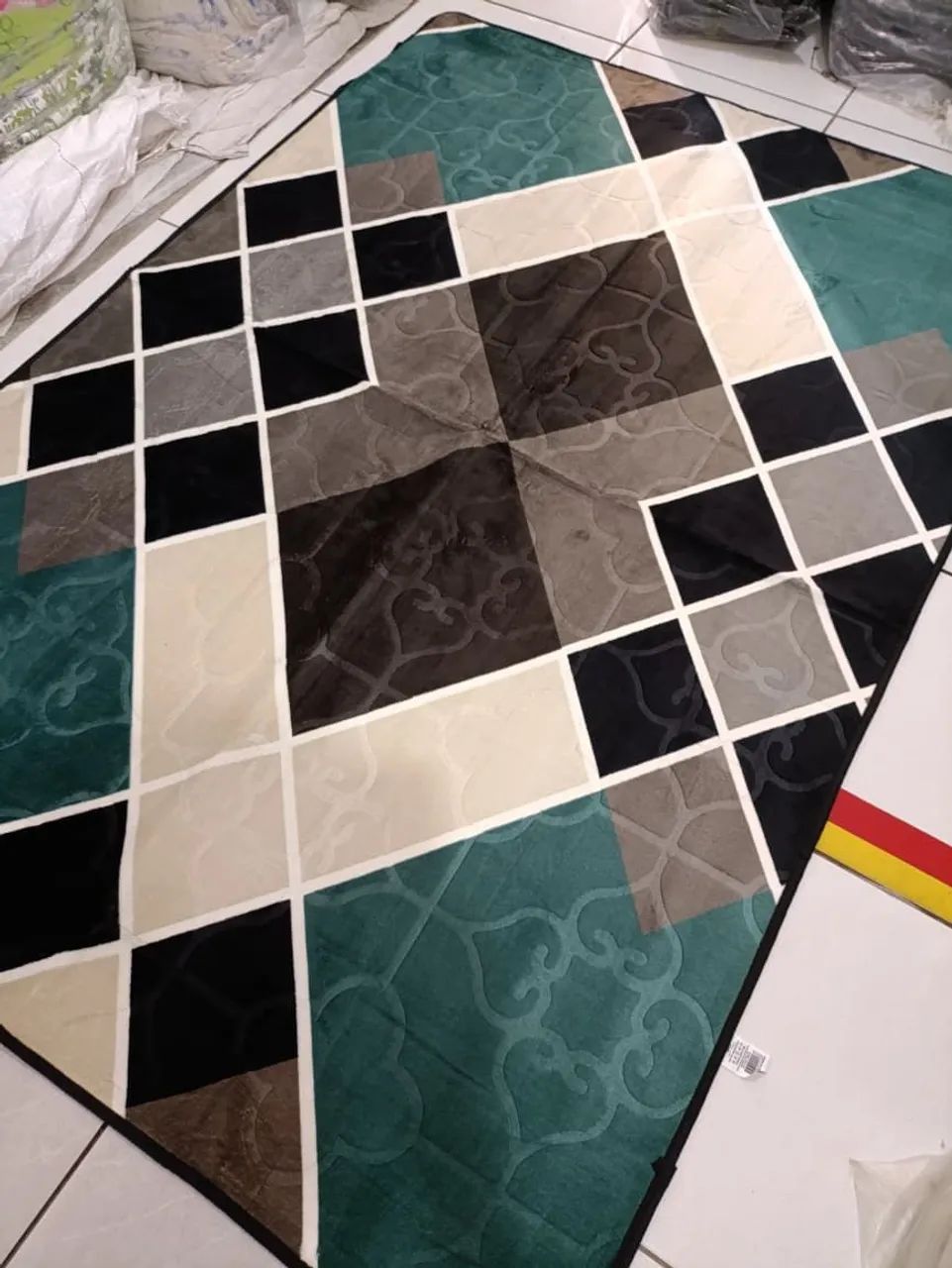 Tapete moderno geométrico - Foto 4