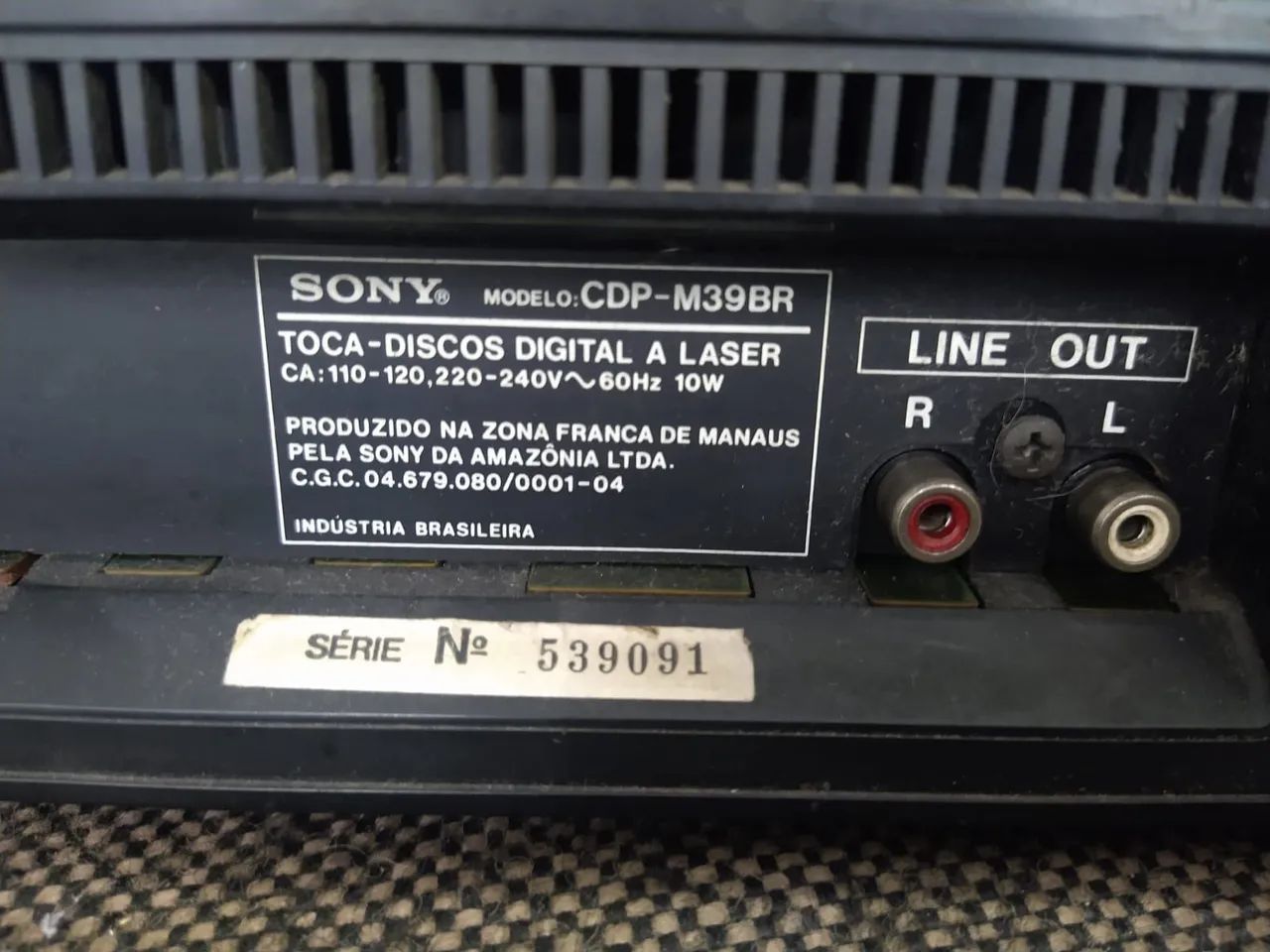 Sony CDP-M39BR - CD Player Digital - Foto 3