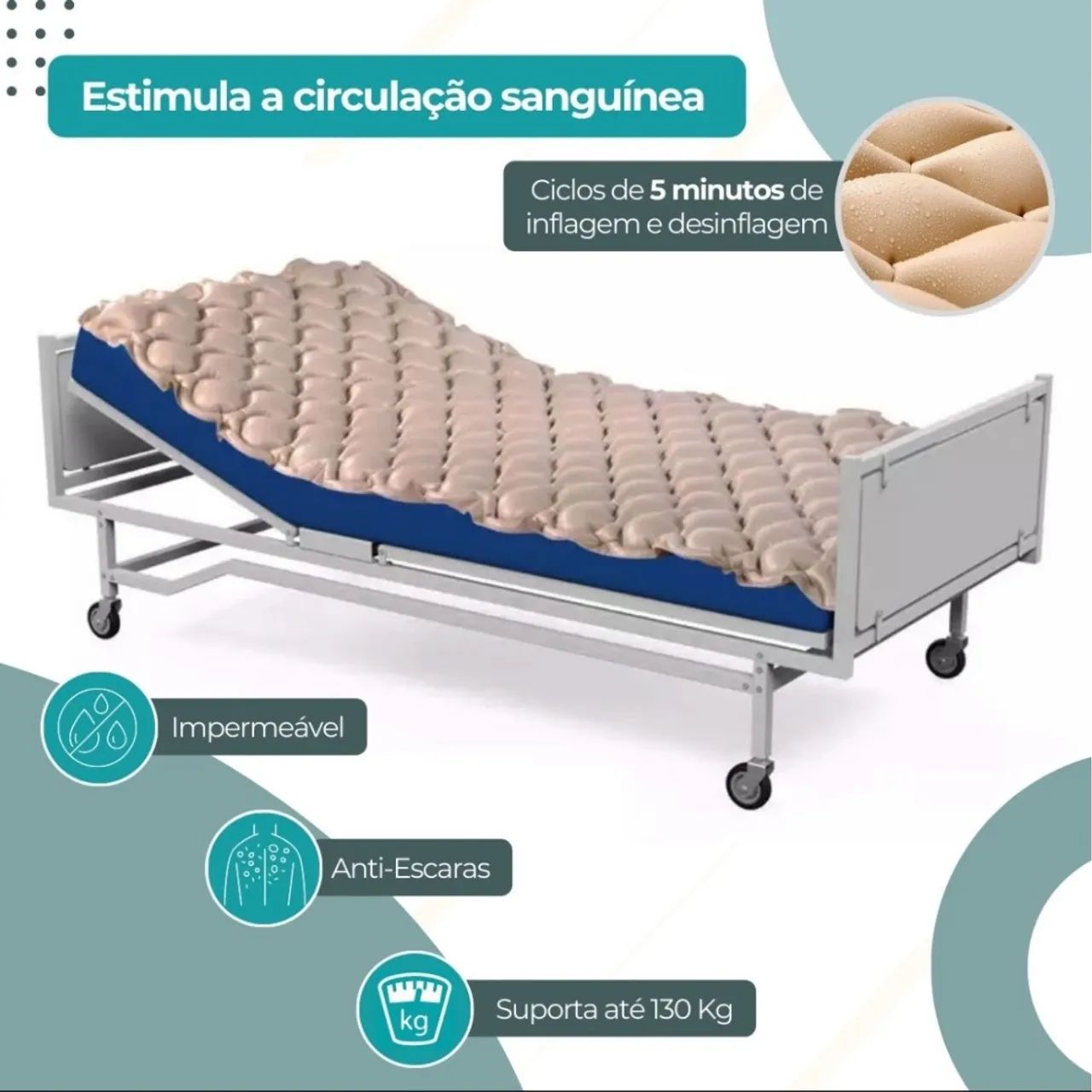 Colchão Pneumático com Motor - Foto 4