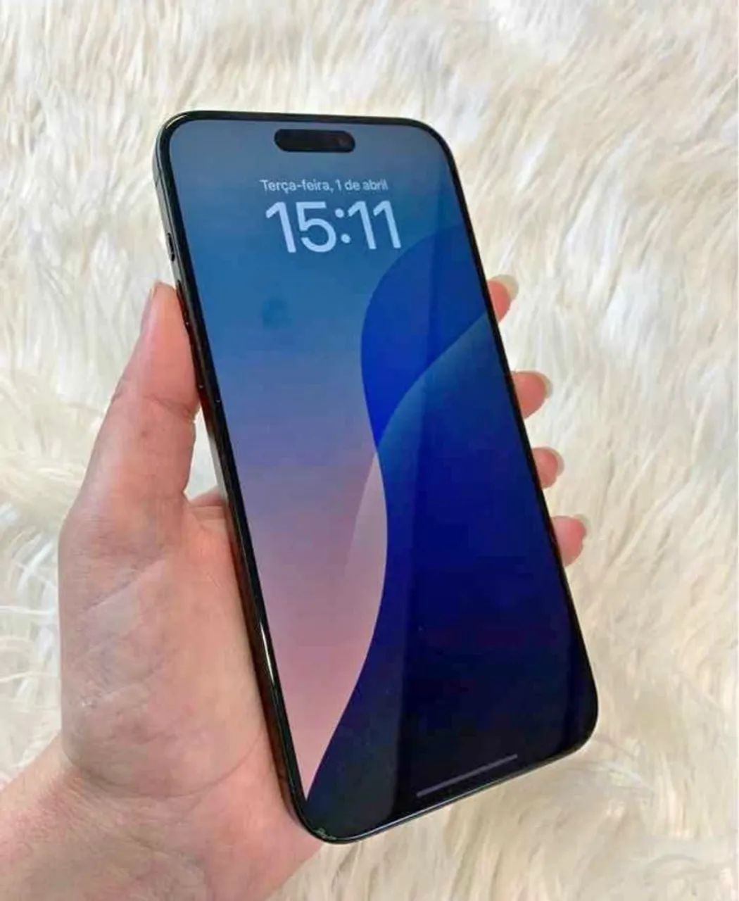 iPhone 15 Pro Max 256GB - Titanium Azul - Foto 2