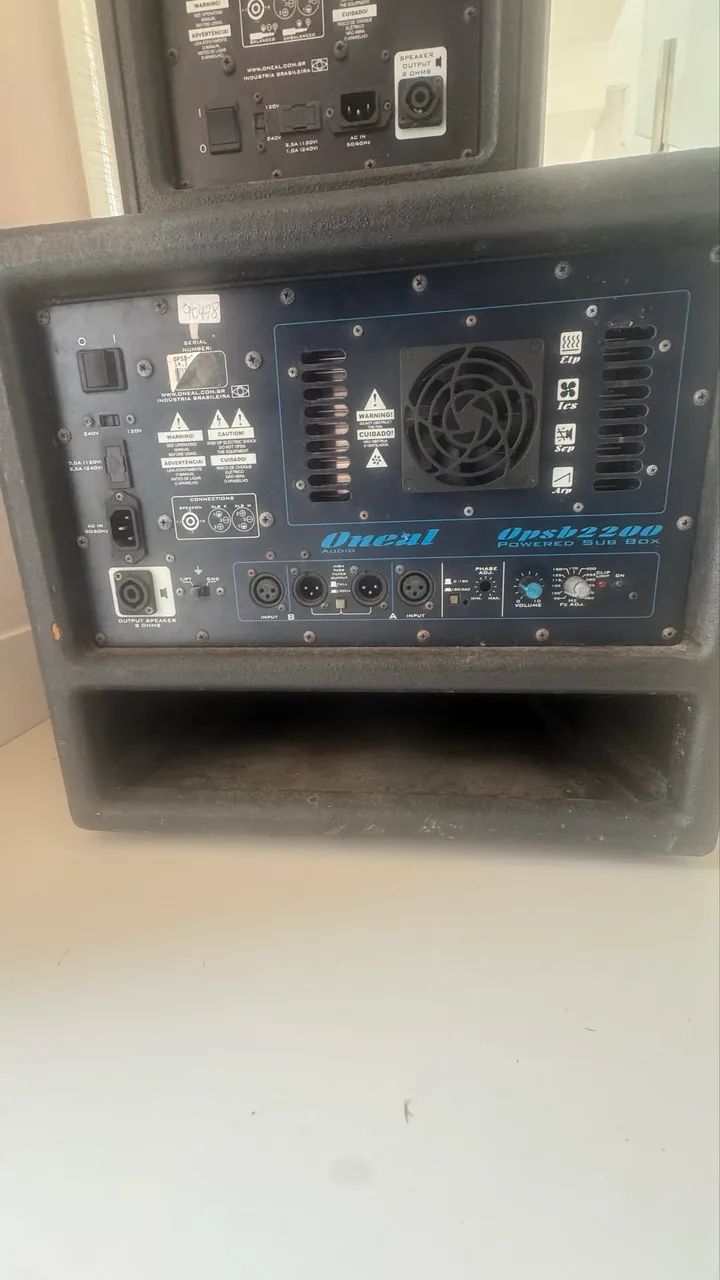 Som profissional oneal ativo caica alta OPB425 e Subwoofer OPSB 2200 - Foto 3
