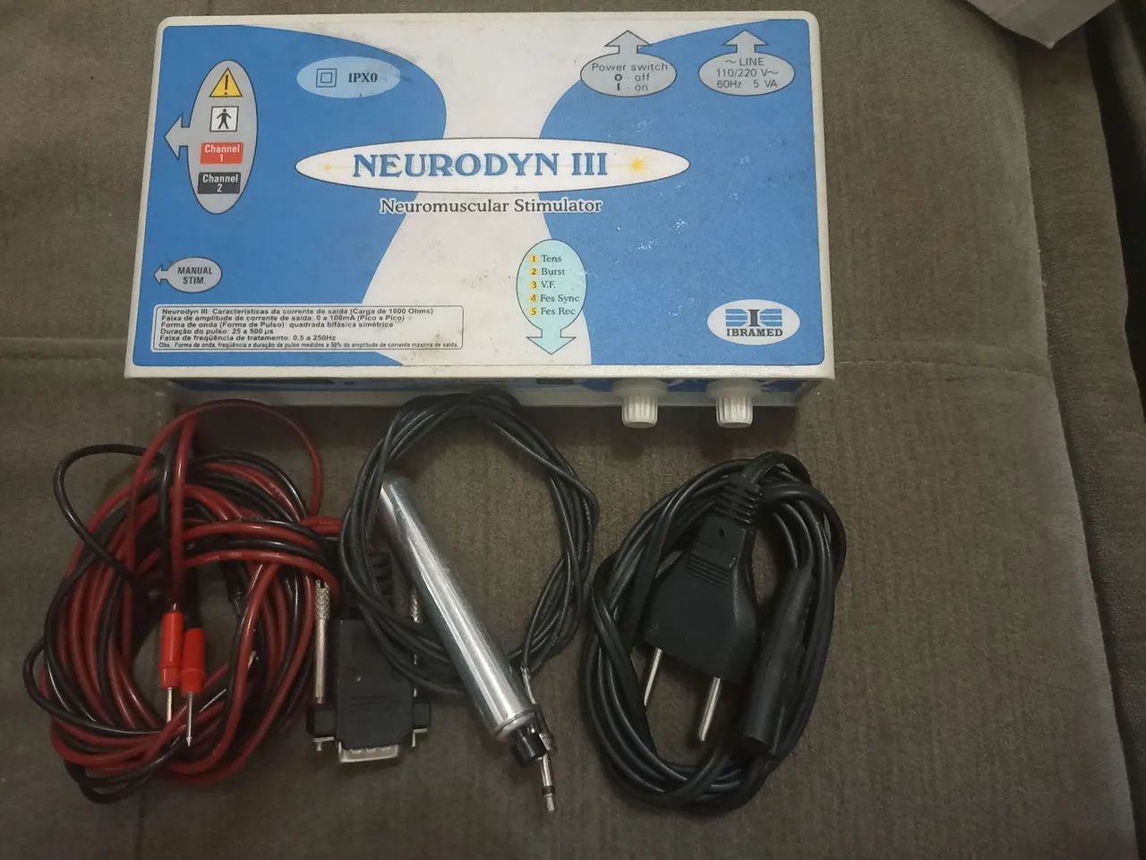 Neurodyn III usado neuromuscular simolator ibramed  - Foto 4