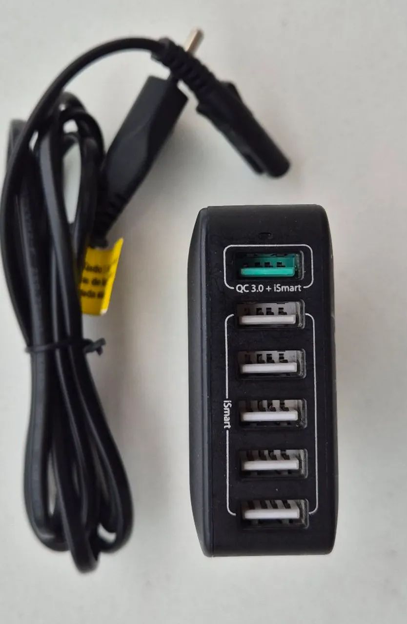 Carregador RavPower Turbo 60W 6 portas - Foto 2