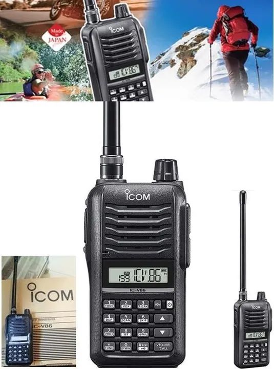 Radio Icom Ht Vhf Ic-v86 7 Watts Li-ion Completo 136-174mhz - Foto 3