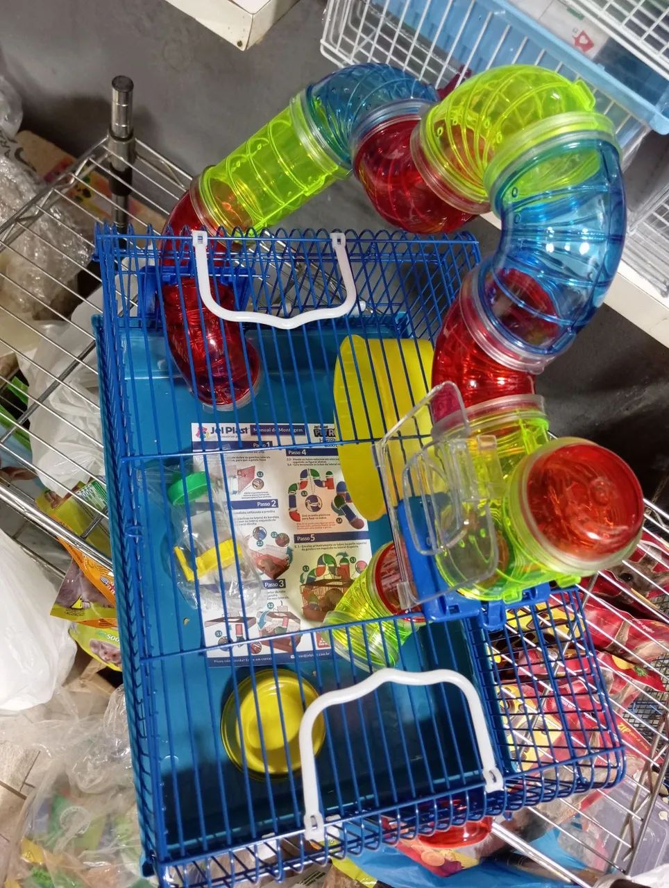 Gaiola para hamster com acessórios inclusos  - Foto 6