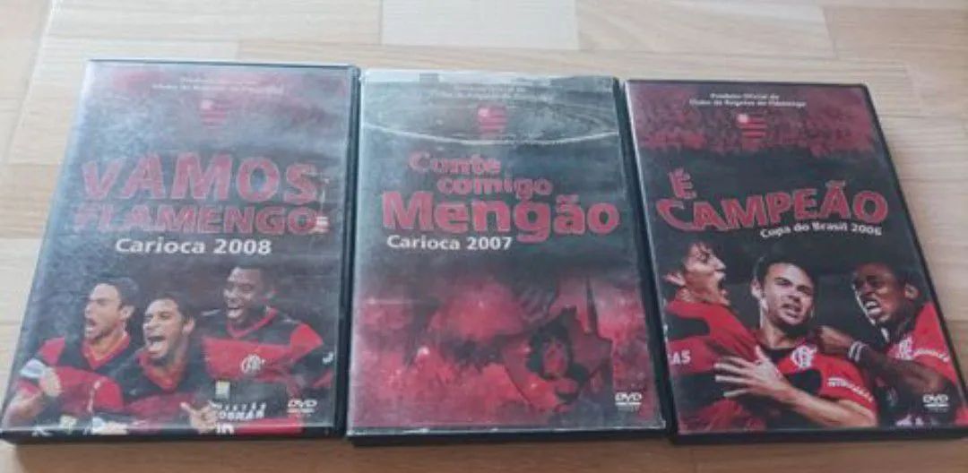 DVD Flamengo - box 3x campeão oficial  - Foto 4