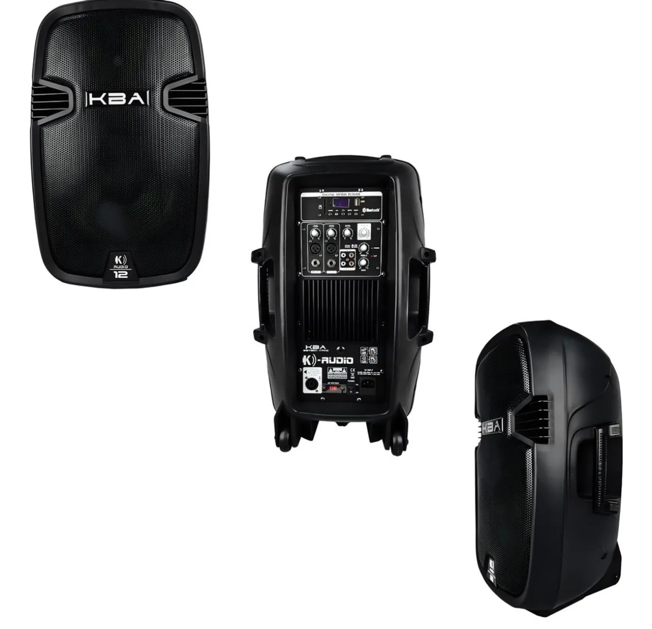 Caixa de Som KBA K-Audio 12 Polegadas - Bluetooth 