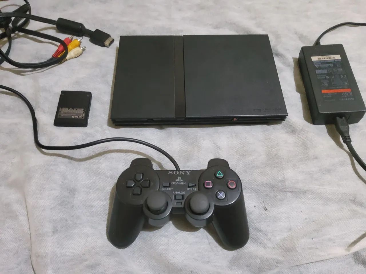 Playstation 2 Slim SCPH-700001 com Controle Original Leitor 100%