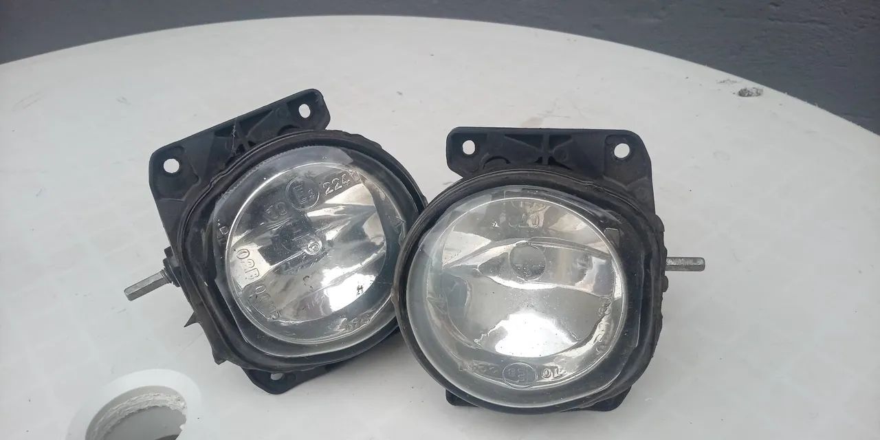Par farol de Milha Original Fiat lente de vidro