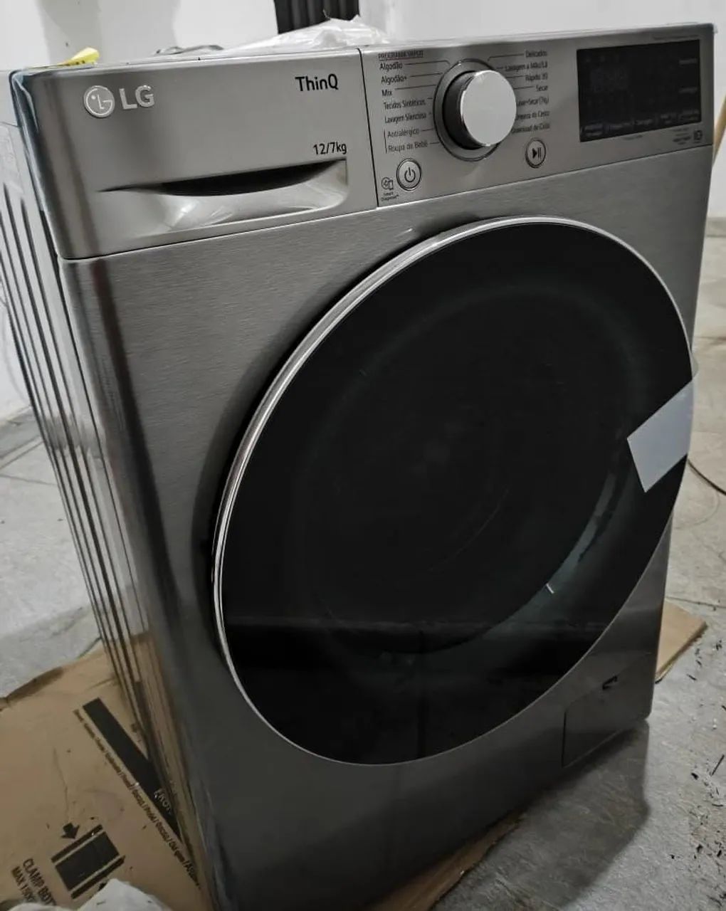 Máquina de Lavar LG ThinQ 12/7kg - NUNCA USADA  - Foto 4