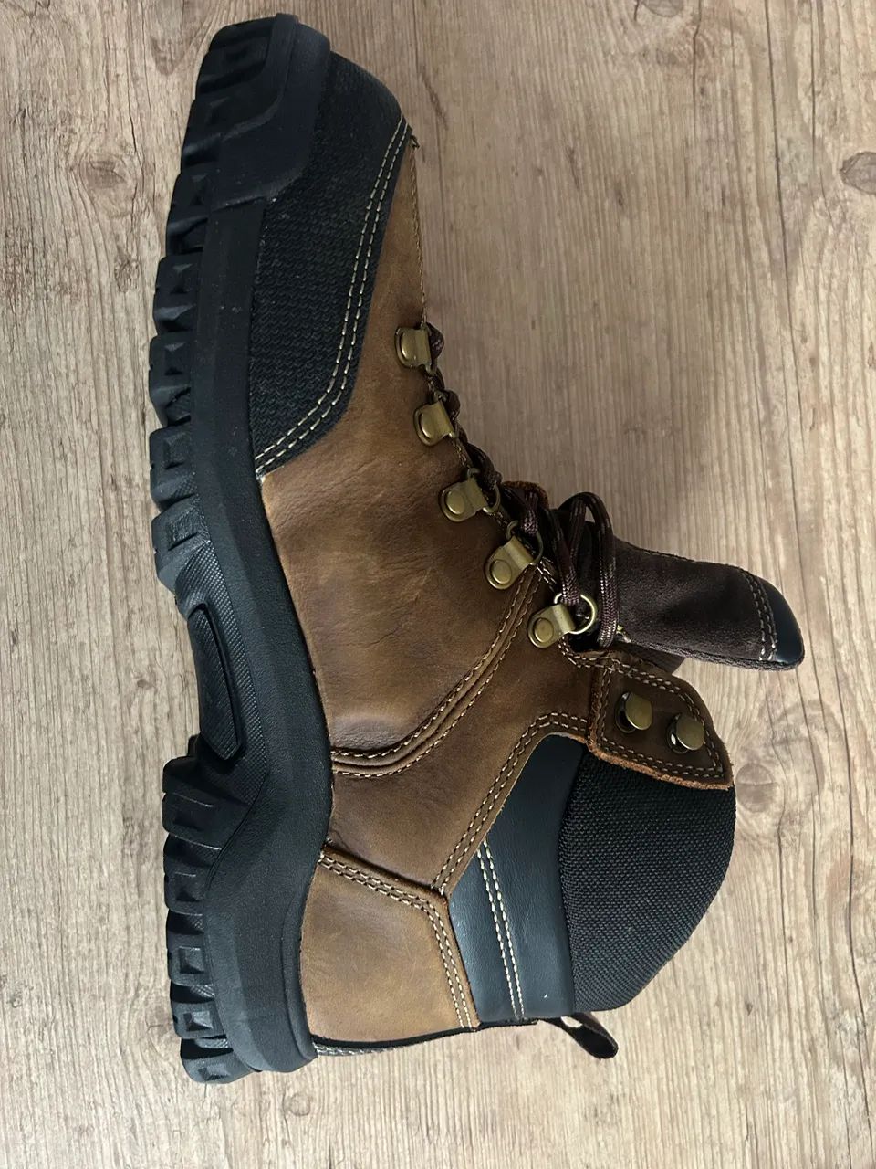 Bota Caterpillar Original Threshold WP Marrom - Real Brown - Foto 3