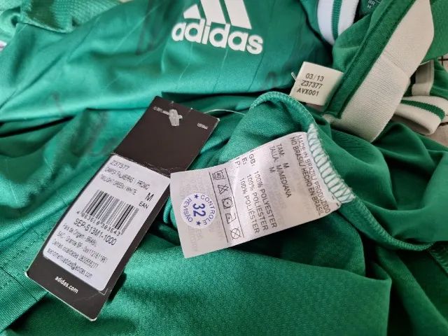 Camisa Adidas Formotion (Jogador) Palmeiras 2013 Original com Assinaturas  - Foto 6