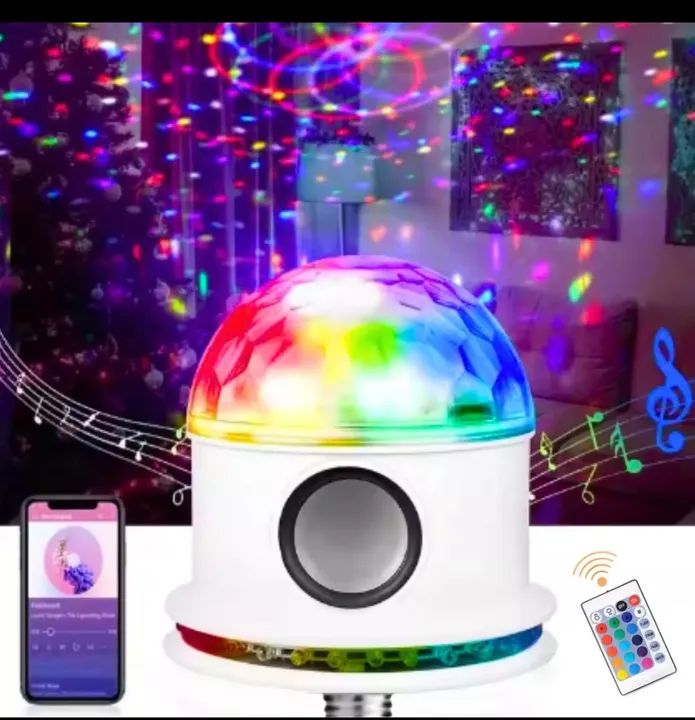 Globo de Led com Bluetooth e Alto-falante