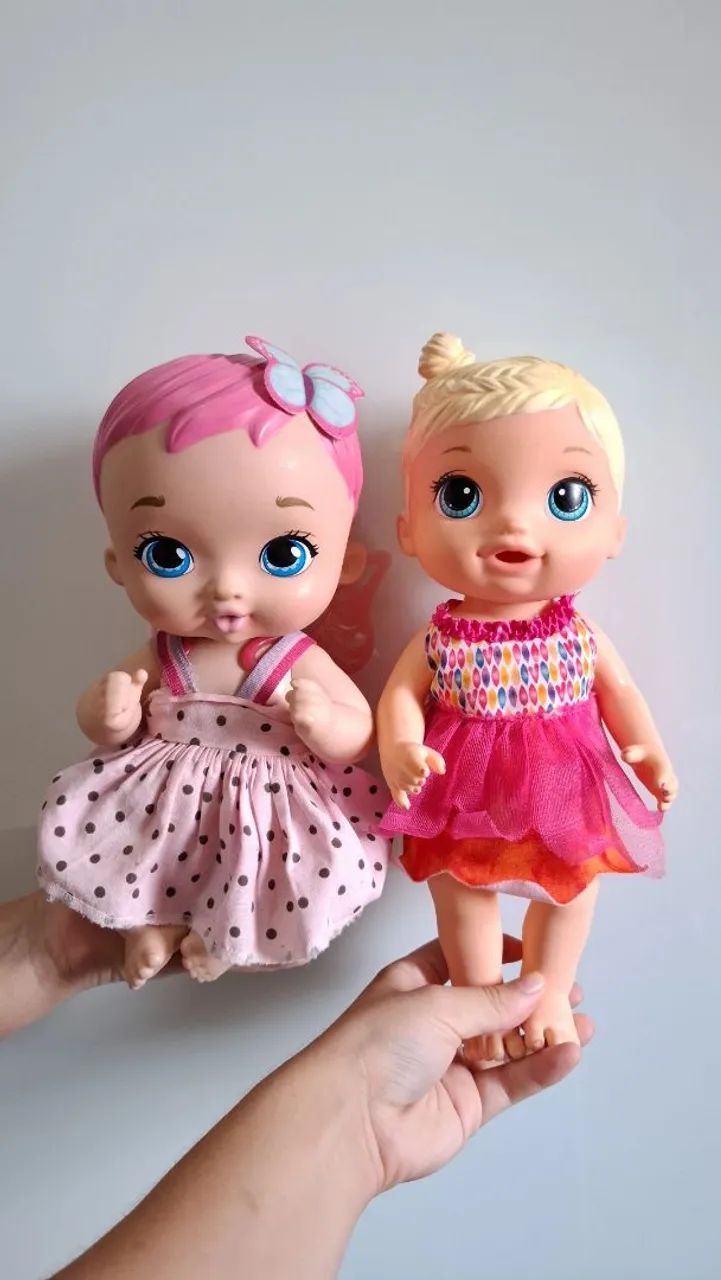 Boneca my garden baby + baby alive 