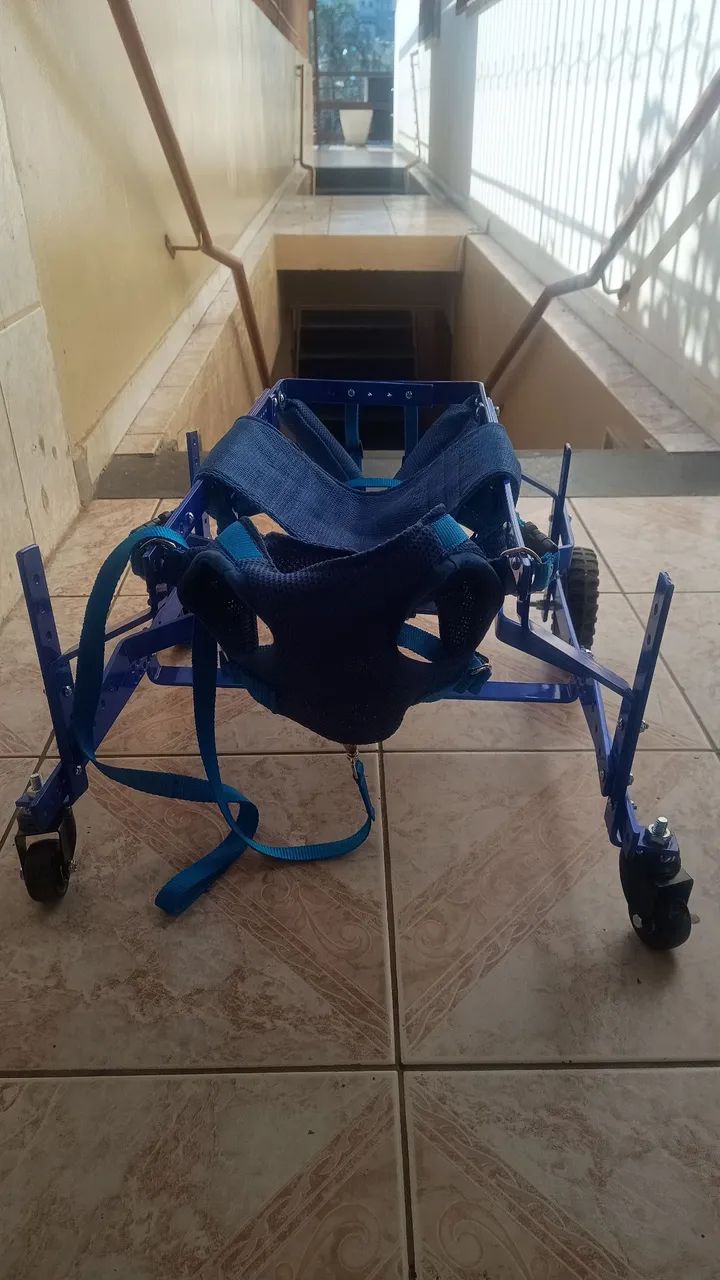 Cadeira de rodas para cães, cachorro com dificuldade de locomoção  - Foto 2