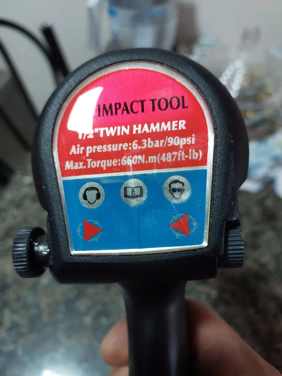 Chave de impacto pneumática ROTTA 376 - Foto 3