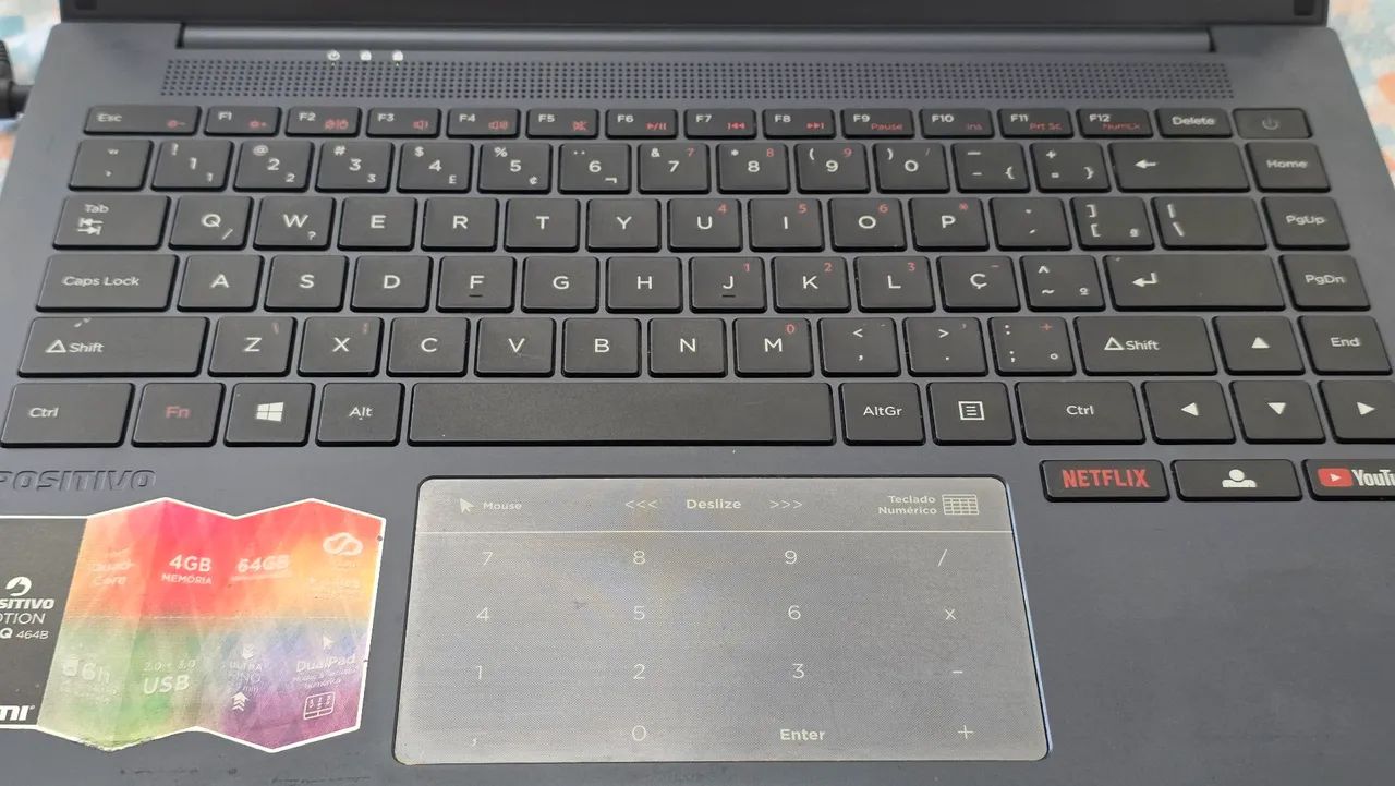 Notebook Positivo Motion Plus Q464B 4Gb 64Gb SSD +64GB  - Foto 4