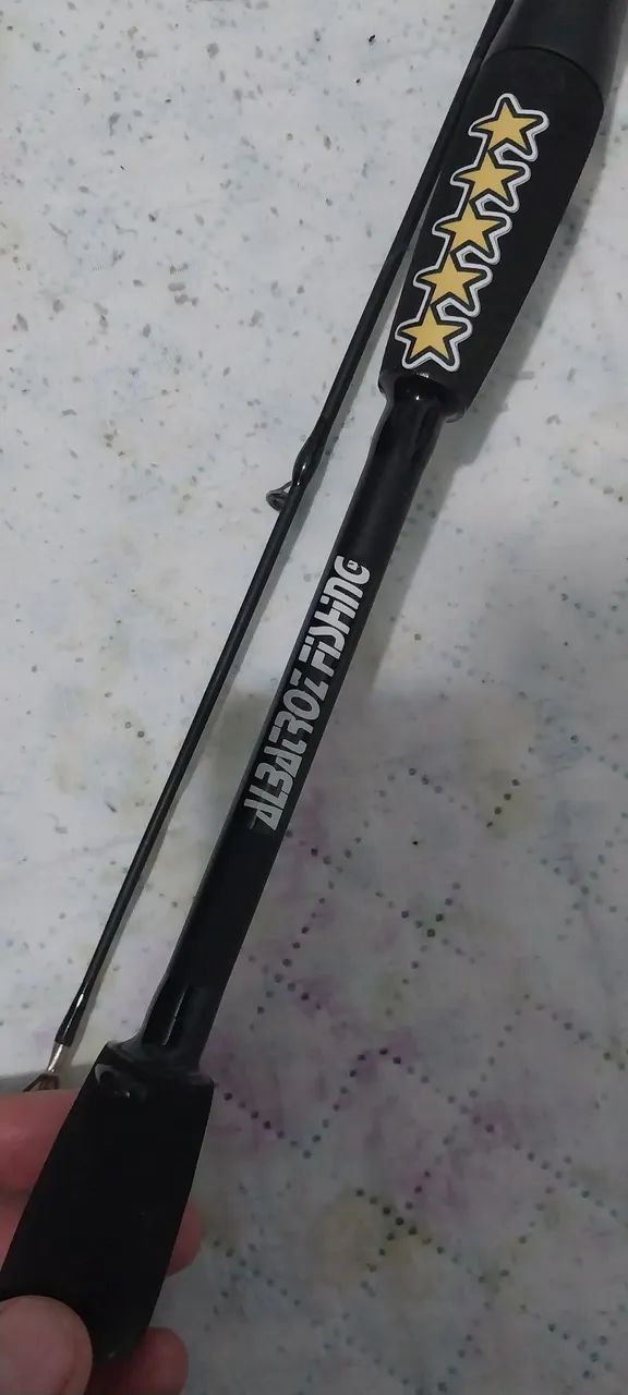 Kit pesca Carretilha marine sport gto ventura vara 1,80 fibra carbono 