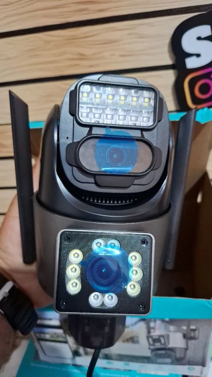 Câmera de Segurança IP 8MP Wi-Fi Visão Noturna - Foto 4