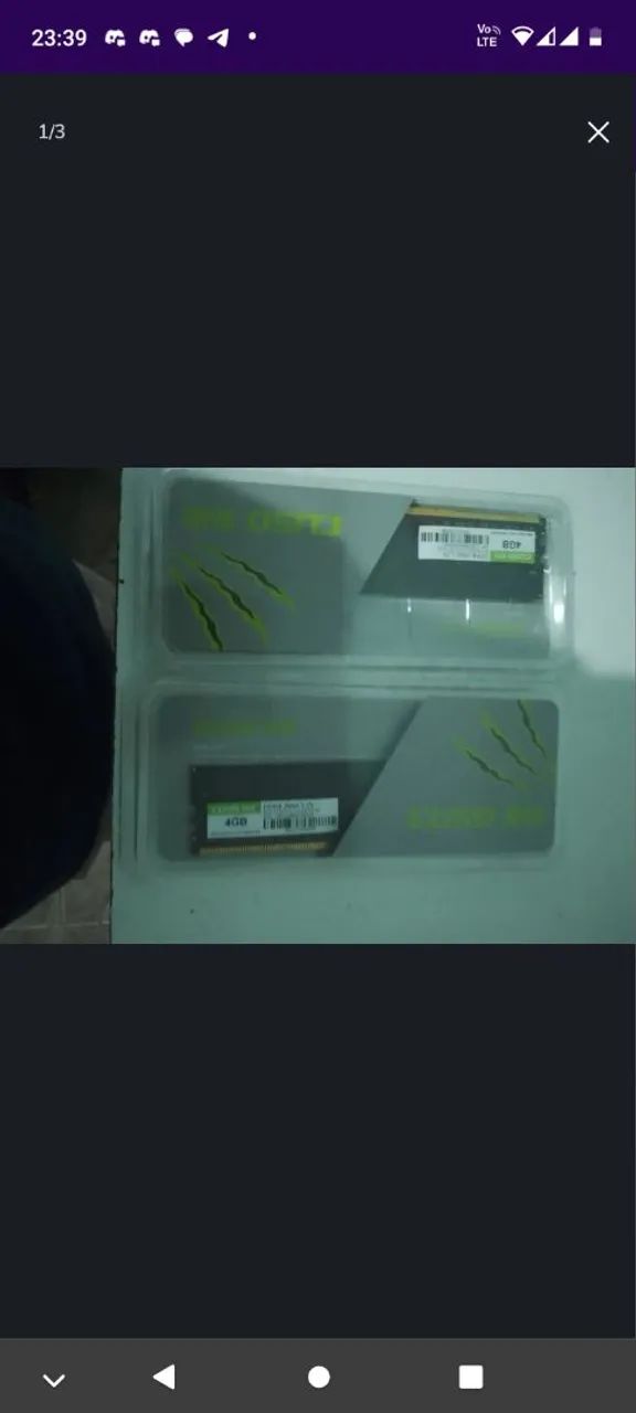 Memória ram dois pentes de 2666 hz  - Foto 3