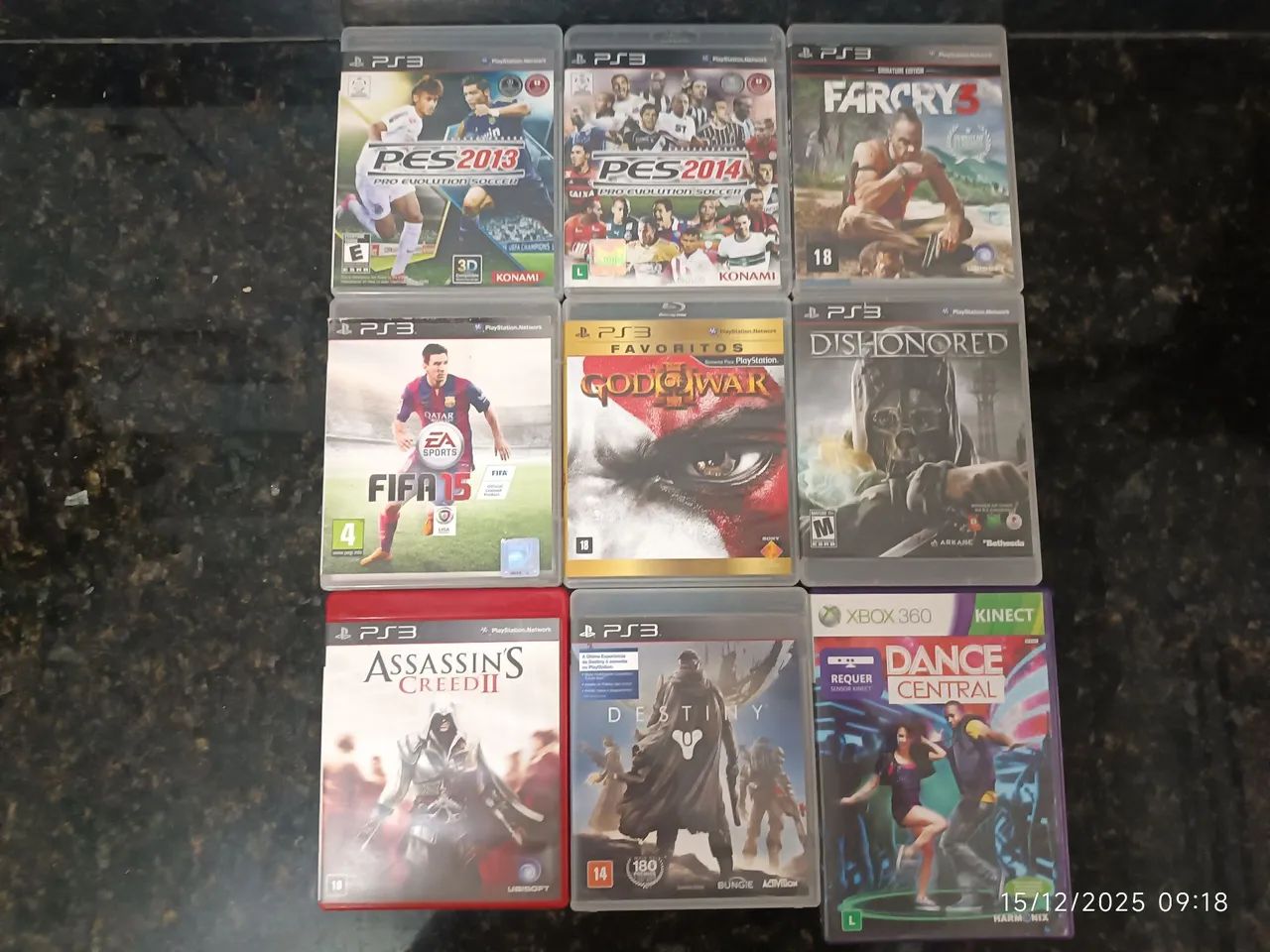 Lote de jogos Ps3