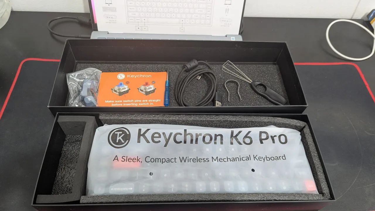 Teclado Mecânico Wireless - Keychron K6 Pro - Foto 4