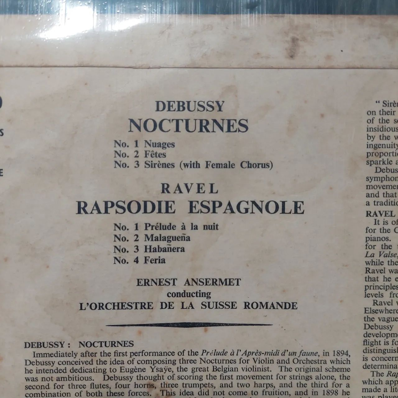 Disco de Vinil Debussy Nocturnes - Foto 3