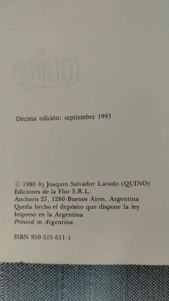 Livro A la Buena Mesa - Quino - Foto 2