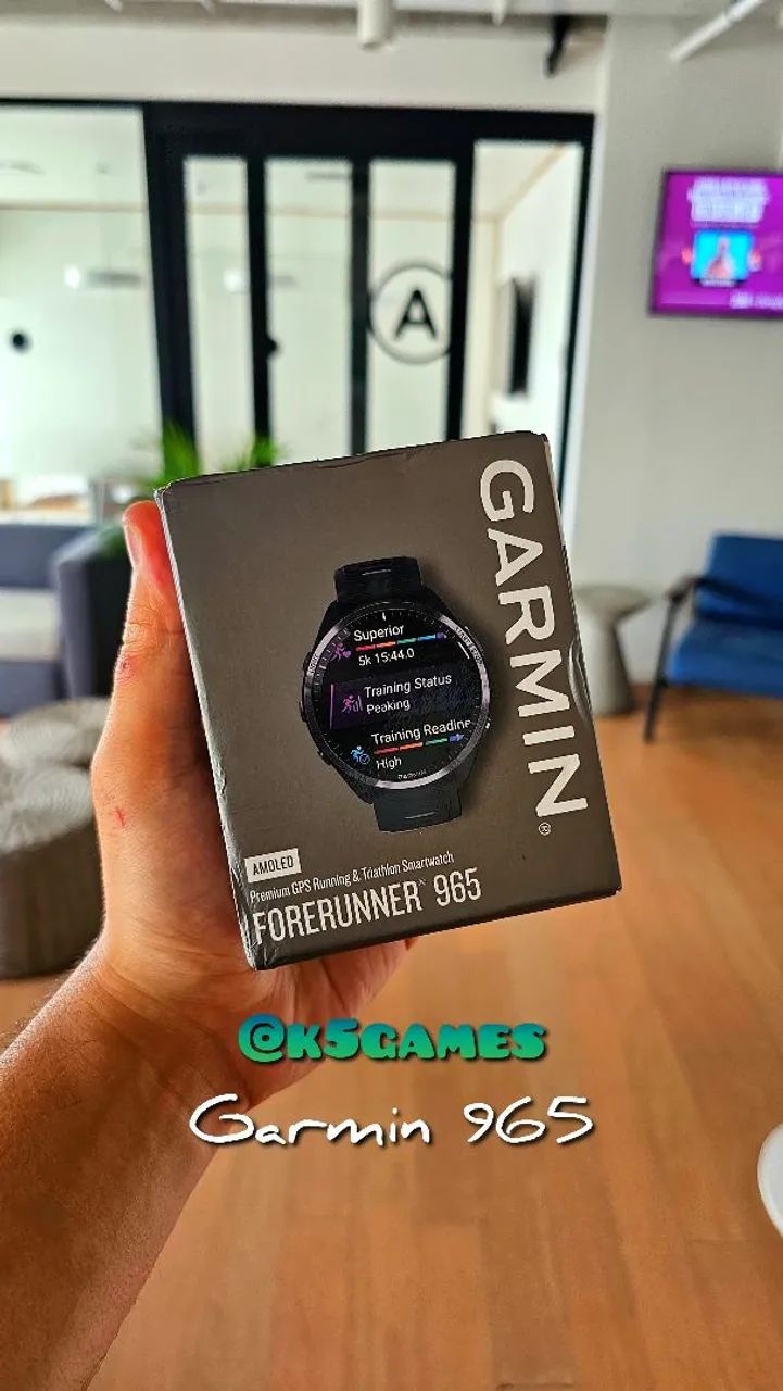Garmin Forerunner 965 - Lacrado - COMPRE COM SEGURANÇA ABC SP