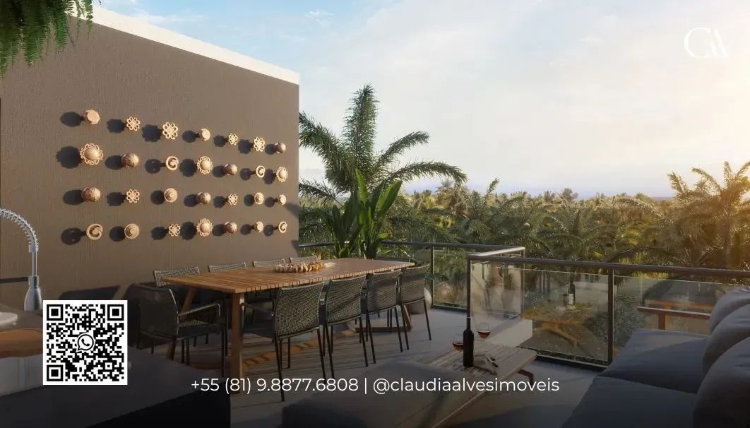 FLAT NA PRAIA DOS CARNEIROS | STUDIO 2 QUARTOS e 3 QUARTOS | BOULEVARD CARNEIROS - Foto 3