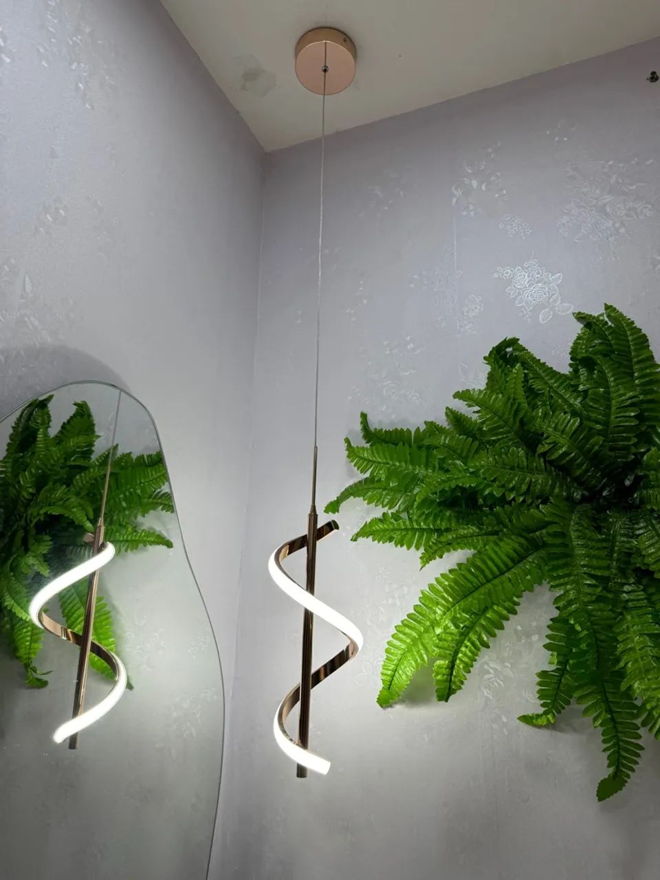 Luminária Pendente Espiral Moderno - Foto 2