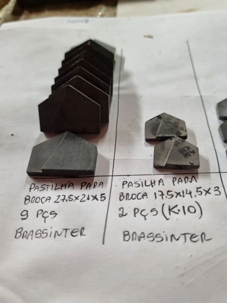 Pastilhas para Brocas - Diversos Modelos e Quantidades - Foto 5