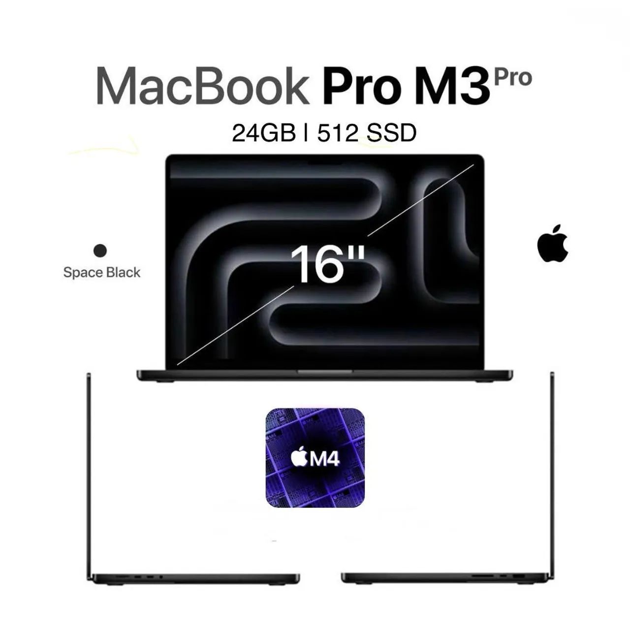 MacBook Pro 16 inch - M4 Pro - Novo, Lacrado! - Notebooks - Santo