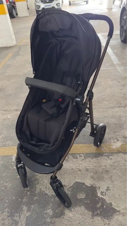 Carrinho de Bebê Moisés Olympus Black Bebê - Galzerano - Foto 4