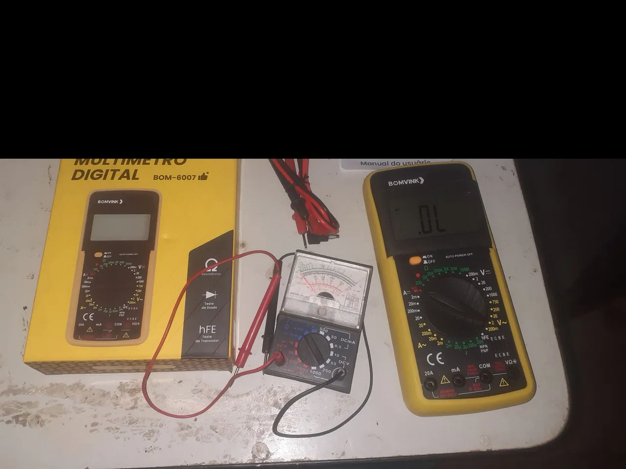 Vende se multimetro digital profissional -novo e mini multimetro analogico